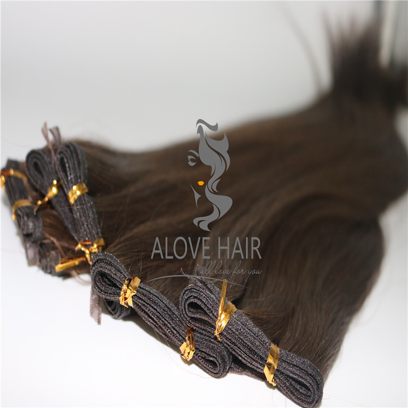 flat track weft extensions vendor in China.jpg